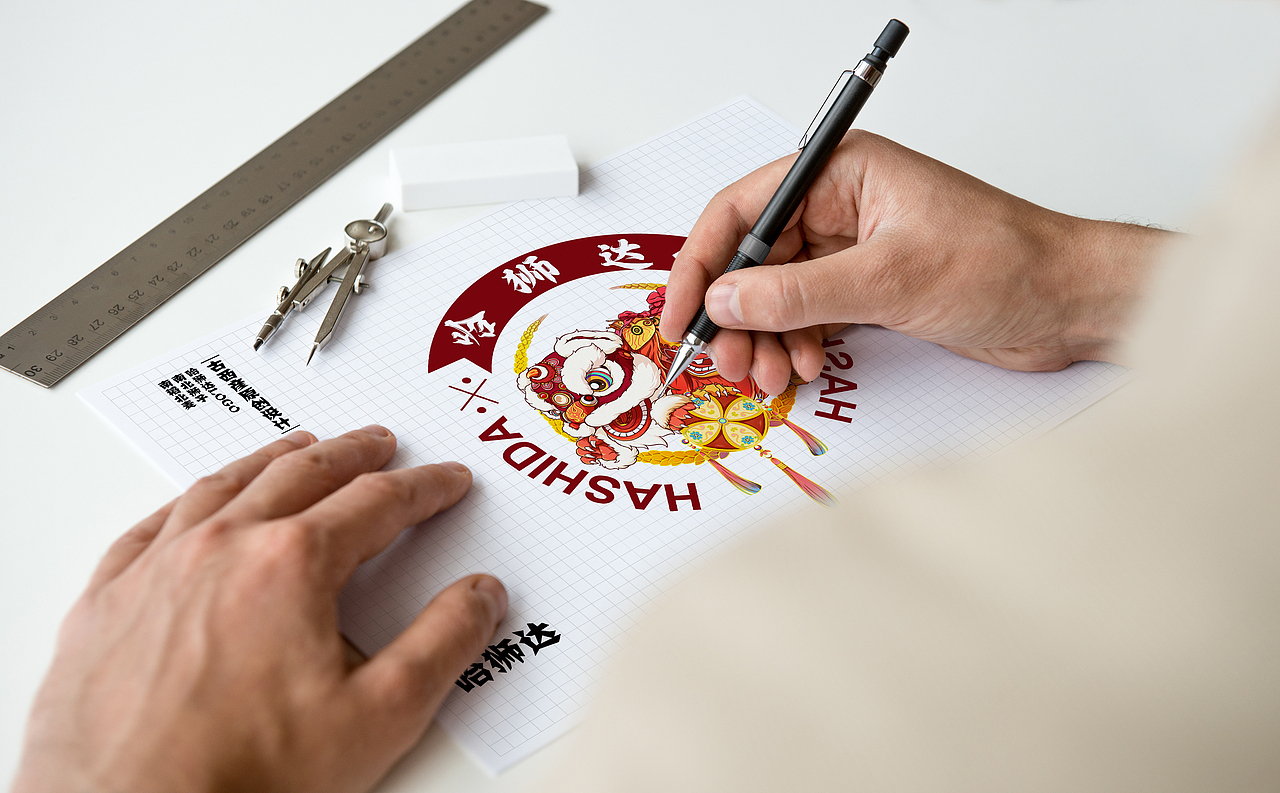 国潮舞狮/品牌LOGO形象设计