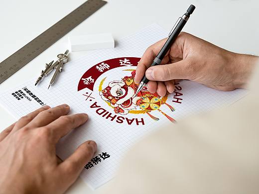 国潮舞狮/品牌LOGO形象设计