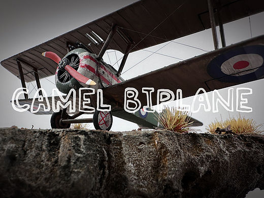 1/72骆驼双翼战斗机情景模型