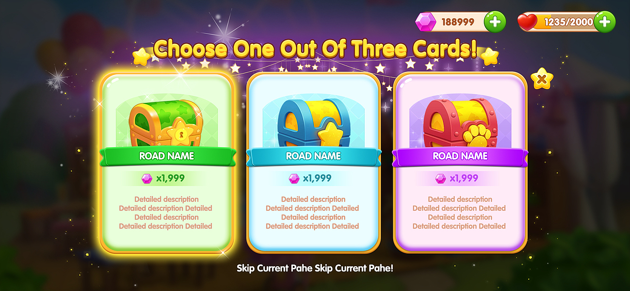 游戏UI作品集-2025年