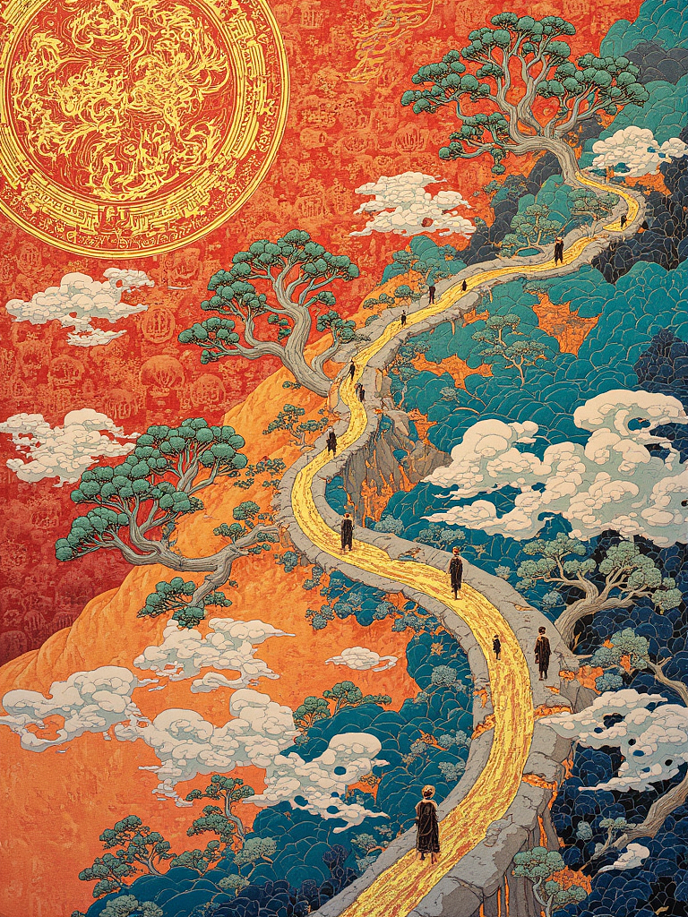 古风插画（图ZMzg3MTI5MDky） - 海报 - 站酷设计师福芙鱼原创素材 - 站酷ZCOOL