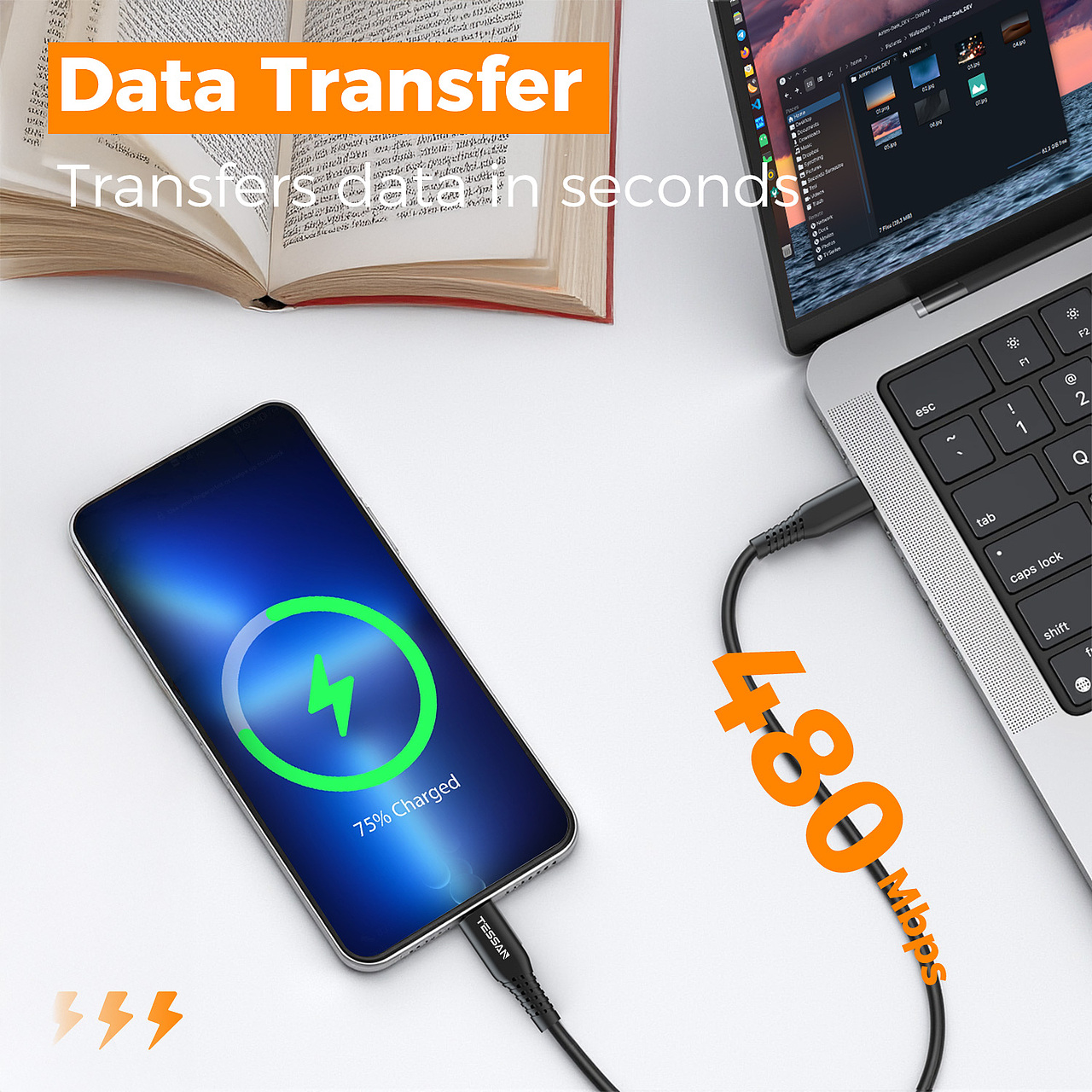 AIGC实践｜TYPE C 数据线（图ZMzg3MTMwMzA4） - 电商 - 站酷设计师亚马逊日志原创素材 - 站酷ZCOOL