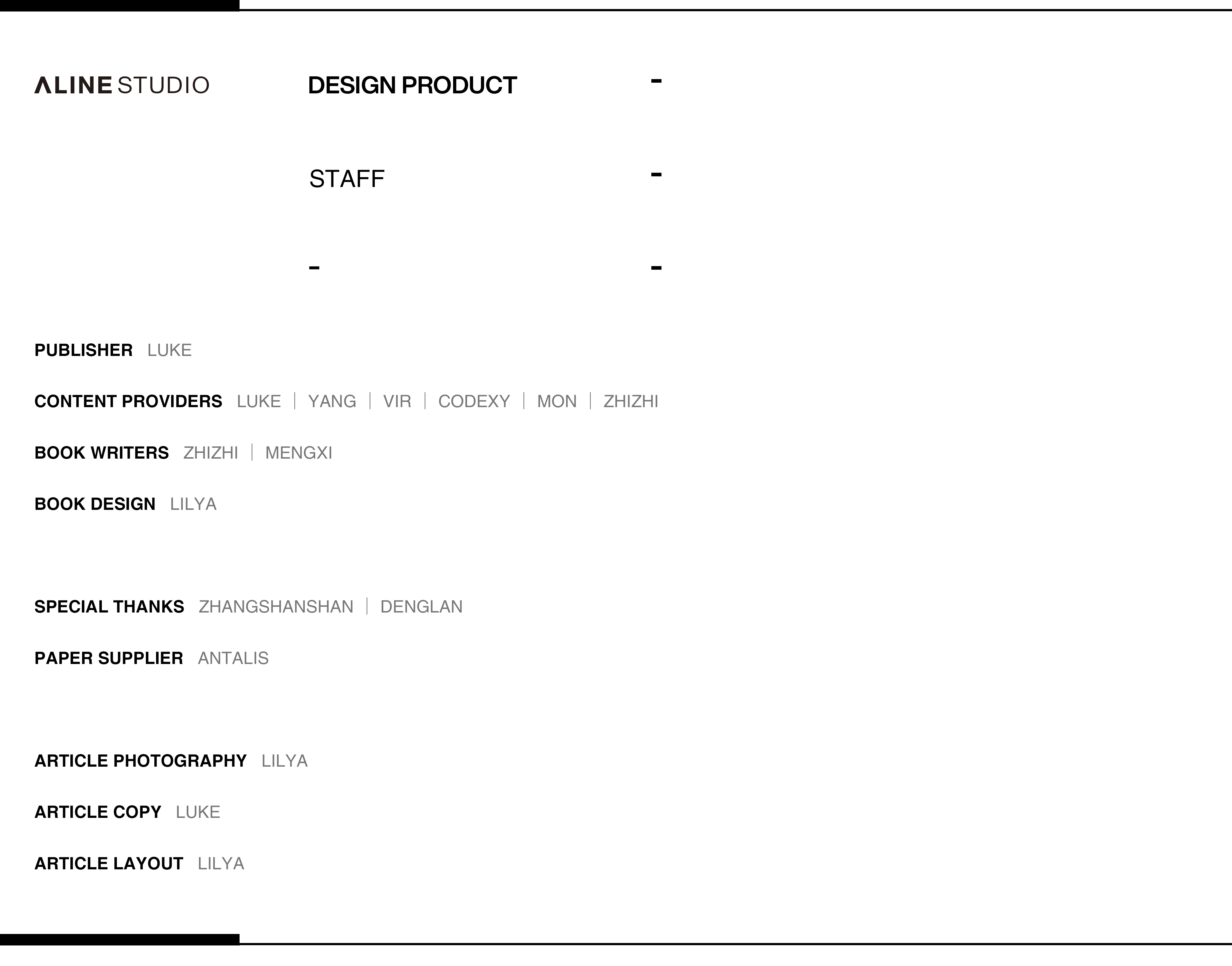 ALINE｜单一项目设计管理说明书（图ZMTUwNDM3NDQ=） - 书籍 - 站酷设计师ALINESTUDIO原创素材 - 站酷ZCOOL