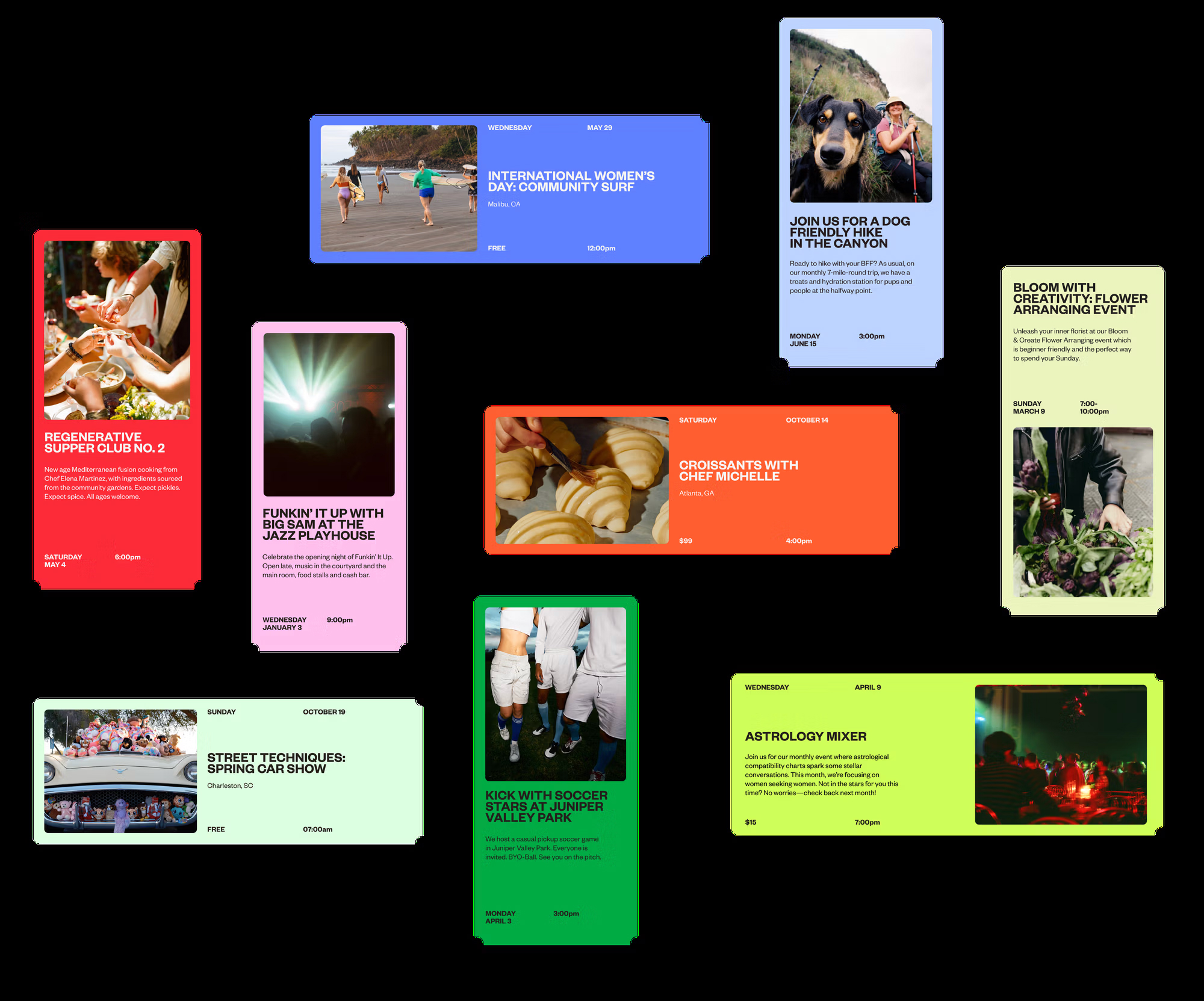 走！去社交！BUCK为Eventbrite打造全新品牌系统｜365天的好设计NO.48（图ZMTUwNDM4NjA=） - 观点 - 站酷设计师站酷资讯原创素材 - 站酷ZCOOL