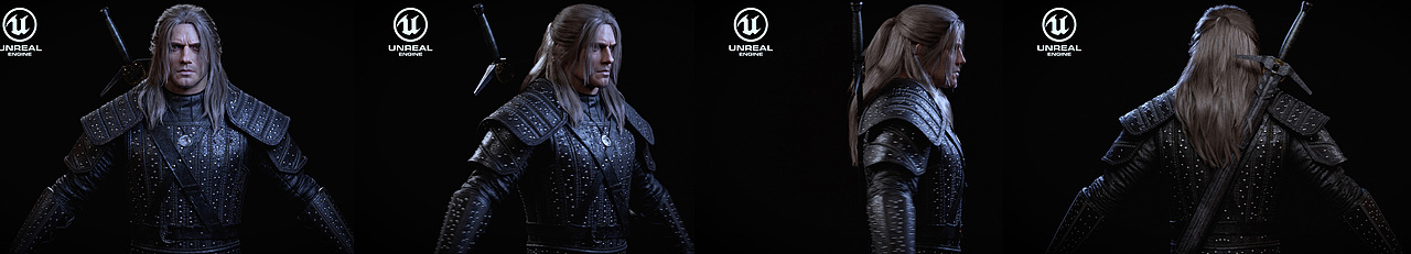 猎魔人案例，商业项目风格展示