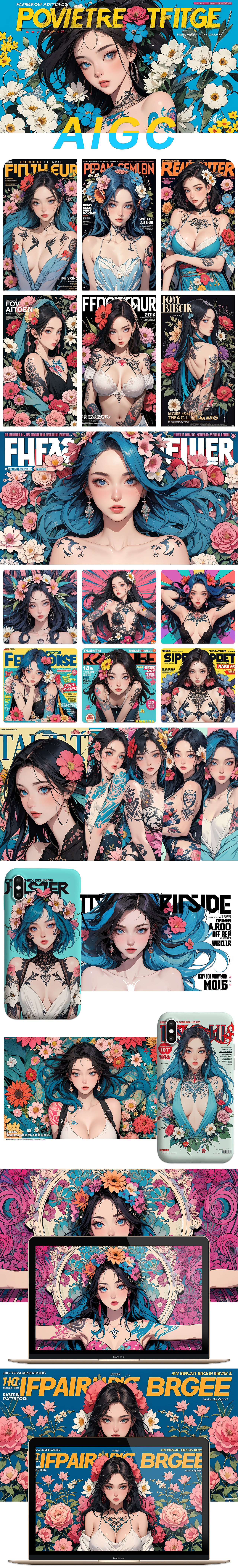 AIGC_奇色幻想_杂志海报/壁纸_Stable Diffusion🔥