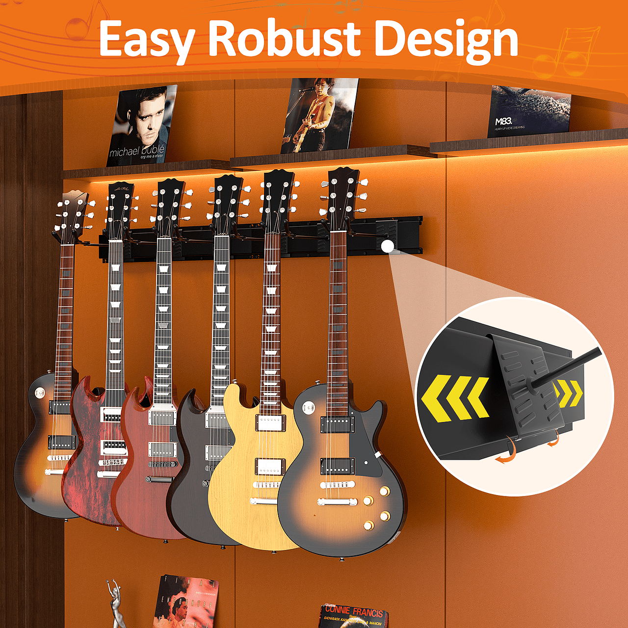 亚马逊吉他架主图渲染