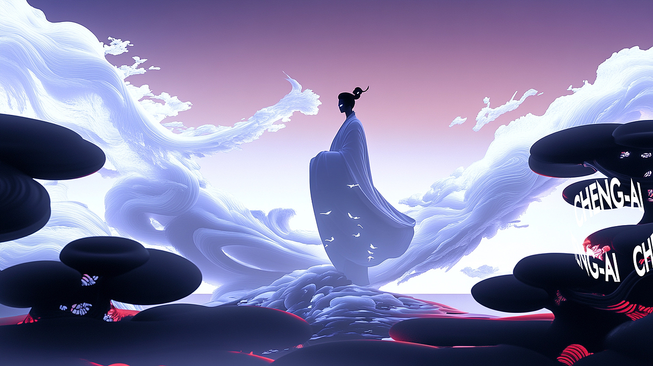 玄境1｜神秘东方（图ZMzg3MTUzMTY0） - 新锐潮流插画 - 站酷设计师橙光AI原创素材 - 站酷ZCOOL