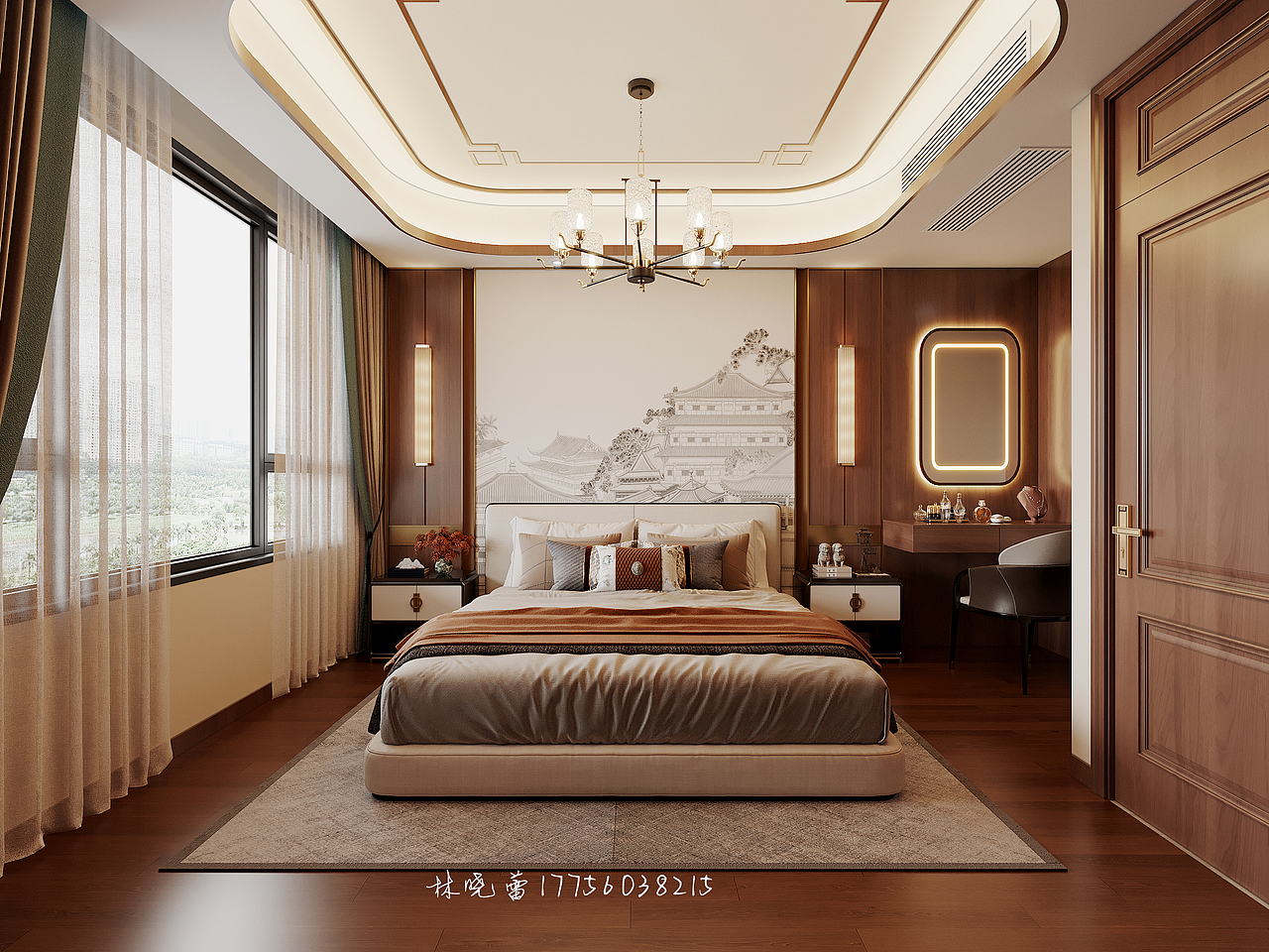 新中式轻奢大平层（图ZMzg3MTY1NTky） - 家装设计 - 站酷设计师晓蕾17756038215原创素材 - 站酷ZCOOL