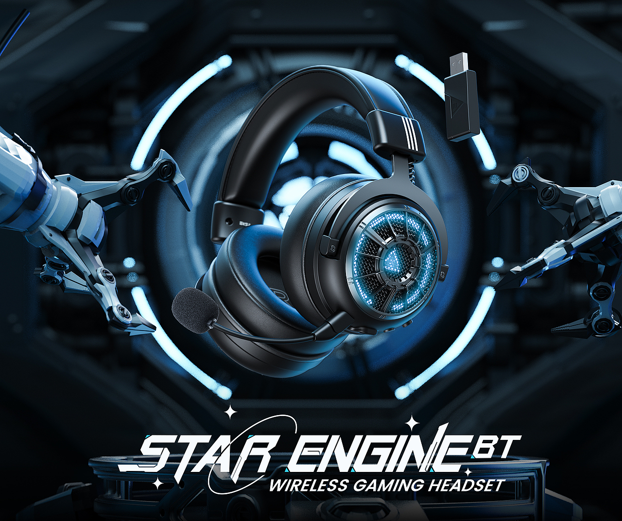 EKSA|电竞游戏耳机渲染