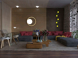 基于3dMax的室内建模渲染