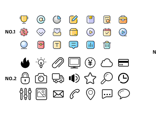 简易UI图标临摹