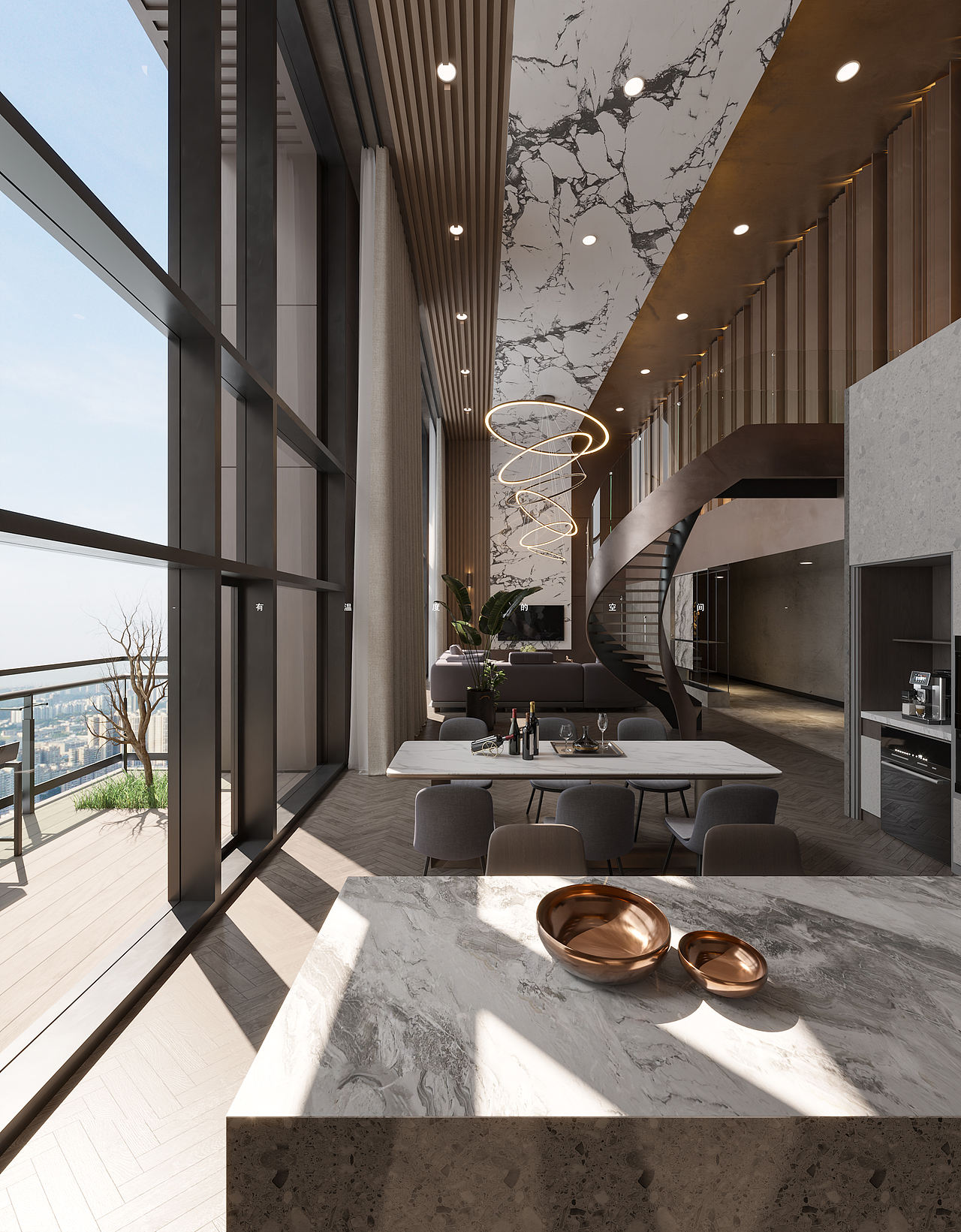 现代简约L-House（图ZMzg3MjExMjg0） - 商业空间设计 - 站酷设计师SKYDESIGN丨原创素材 - 站酷ZCOOL