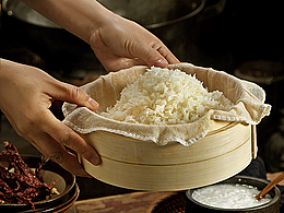 中国风大米拍摄 美食摄影