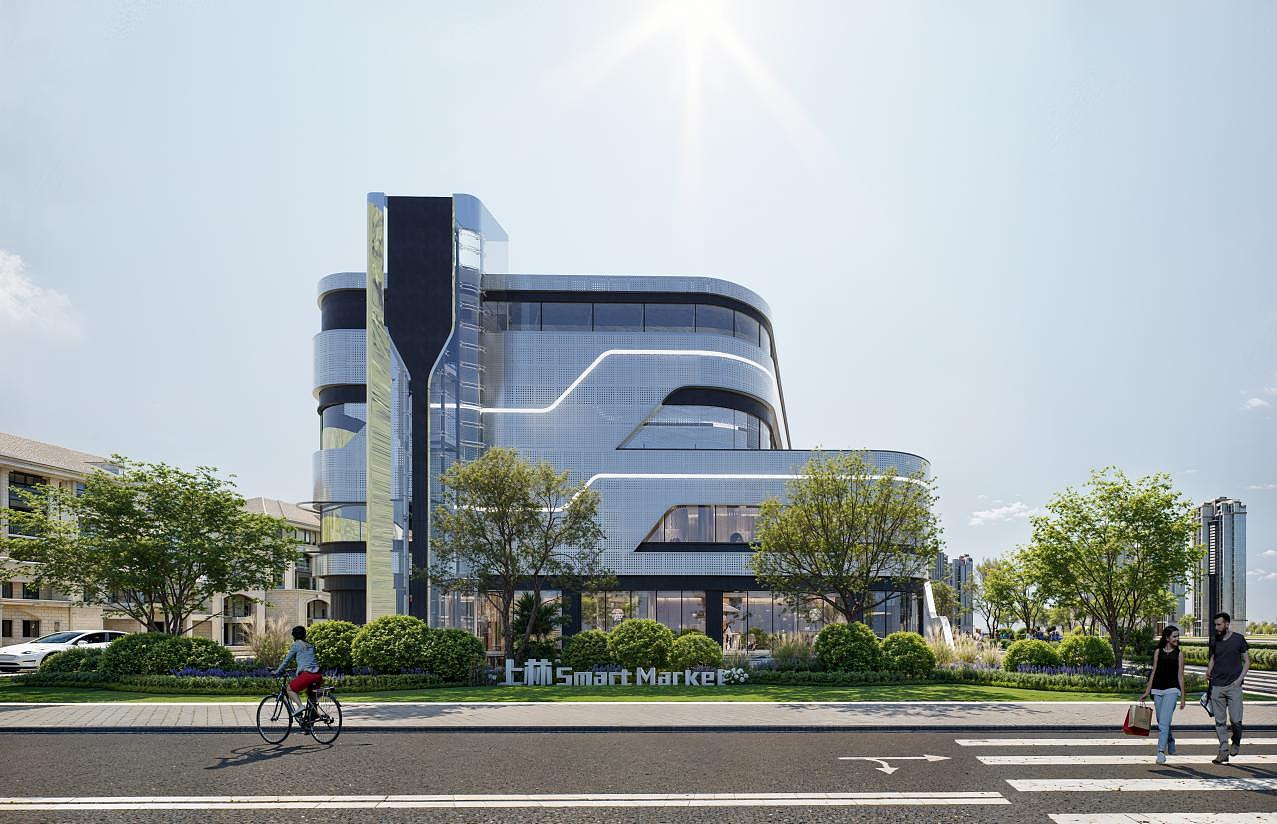 农贸市场建筑设计案列|温岭上林村智慧农贸市场（图ZMzg3MjE4MDU2） - 文案/策划 - 站酷设计师一鸿农贸市场设计原创素材 - 站酷ZCOOL