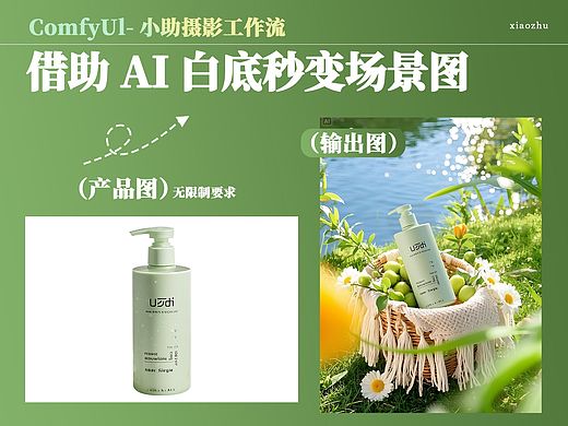 Ai电商产品摄影|洗发水拍摄（🈶课）
