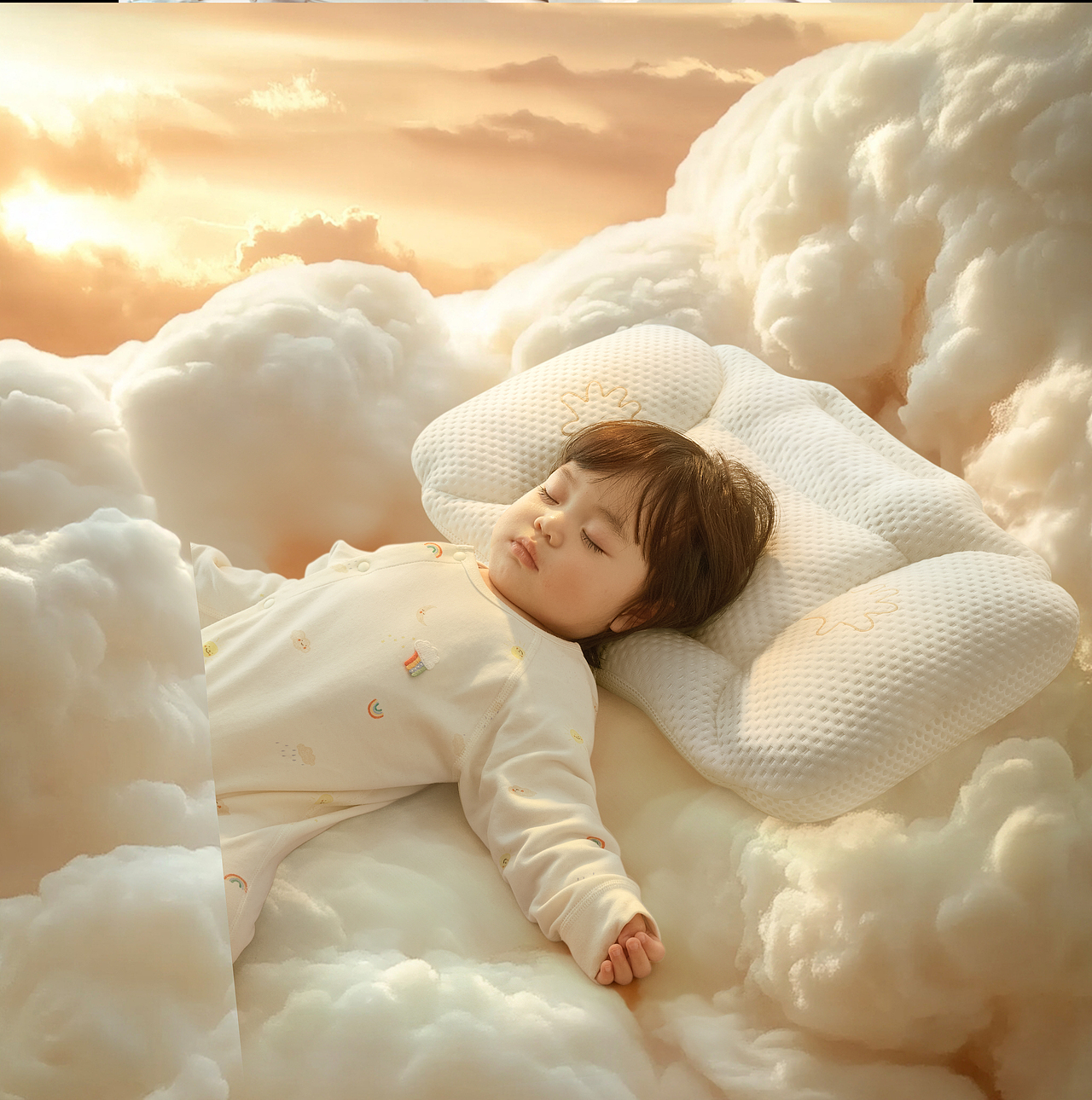 儿童枕｜电商摄影｜WonderPaPa婴儿枕｜AI摄影（图ZMzg3MjI2NDA4） - 产品摄影 - 站酷设计师仓仓摄影原创素材 - 站酷ZCOOL