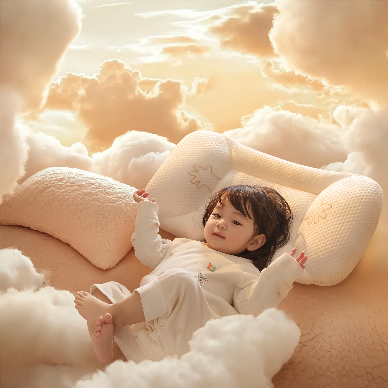 儿童枕｜电商摄影｜WonderPaPa婴儿枕｜AI摄影（图ZMzg3MjI2NDE2） - 产品摄影 - 站酷设计师仓仓摄影原创素材 - 站酷ZCOOL