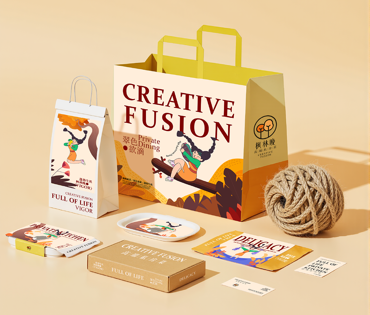 枫林晚 creative fusion 品牌设计（图ZMzg3MjI4NTUy） - 品牌 - 站酷设计师一墨YIMO原创素材 - 站酷ZCOOL