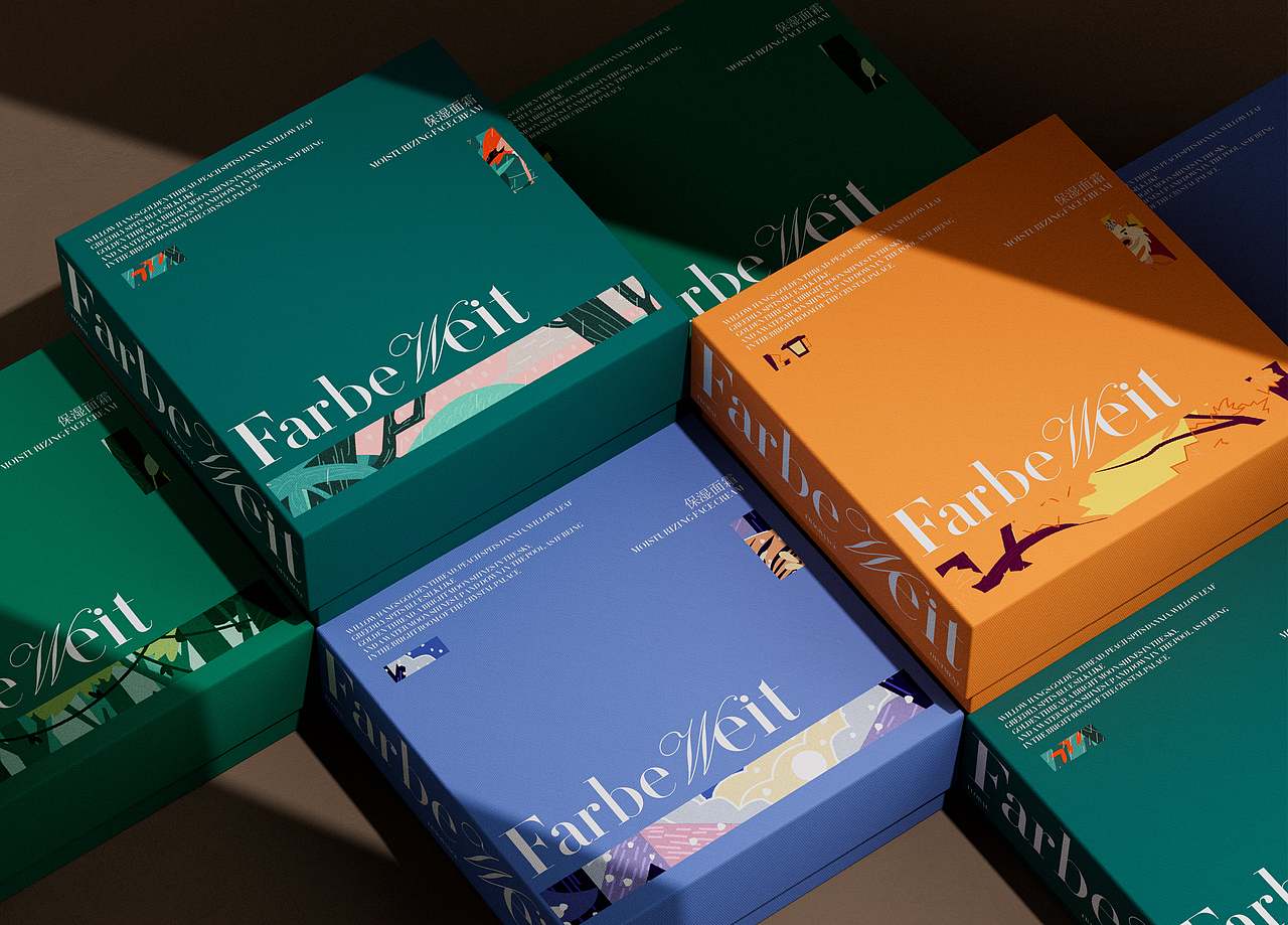 FarbeWeit四季系列香薰品牌包装