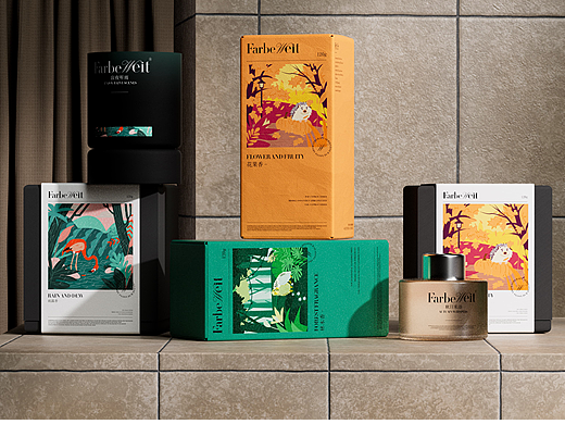FarbeWeit四季系列香薰品牌包装