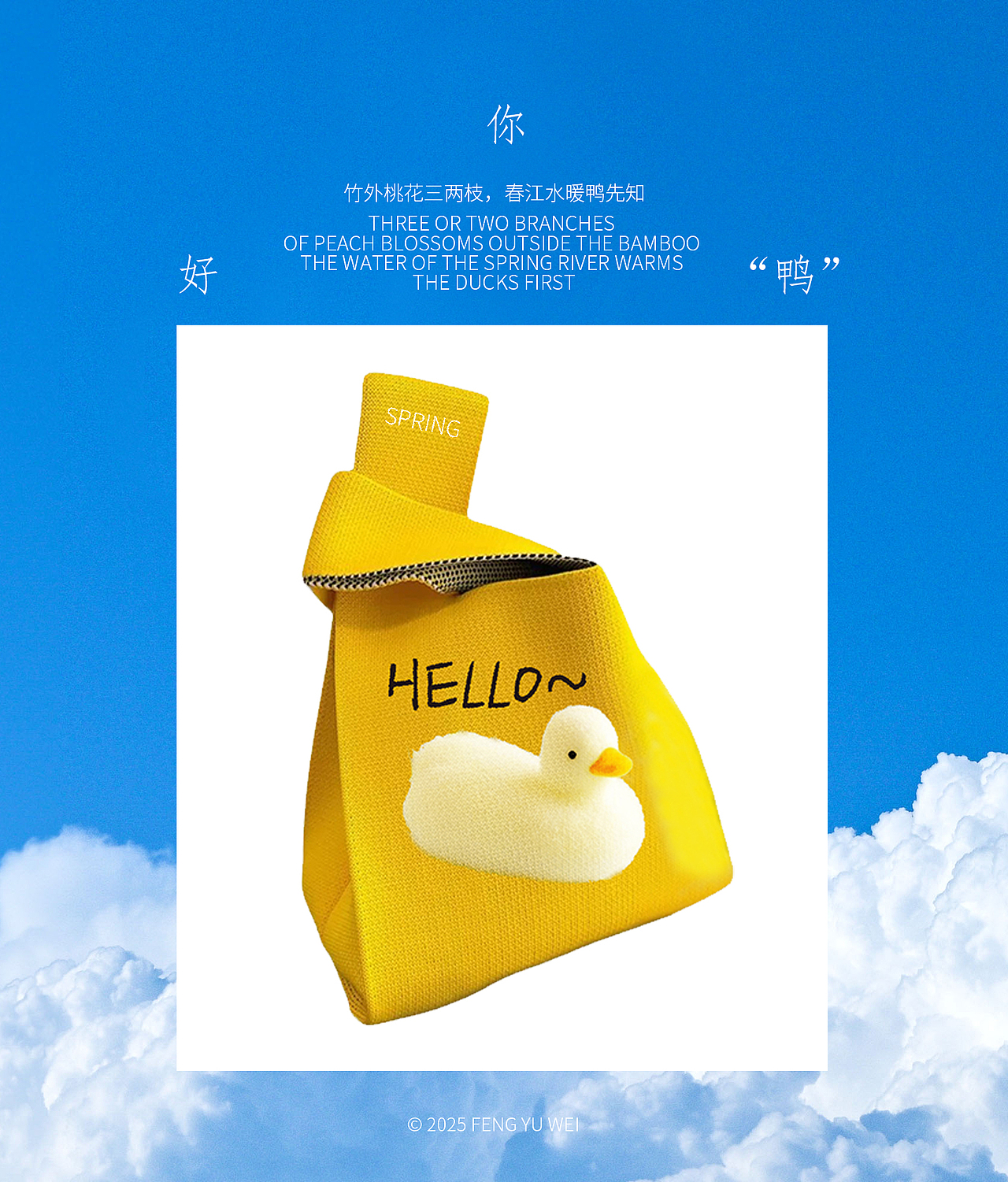 早春礼包 | 春江水暖鸭先知-你好“鸭”！（图ZMzg3MjMyMzA4） - 生活用品 - 站酷设计师冯三爷原创素材 - 站酷ZCOOL