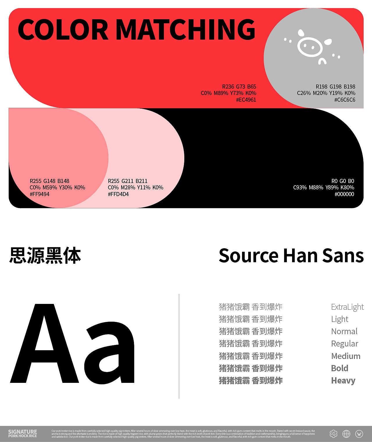 猪猪饿霸 | 猪脚饭品牌全案设计（图ZMzg3MjMyNTAw） - 品牌 - 站酷设计师小张今天要开心吖原创素材 - 站酷ZCOOL