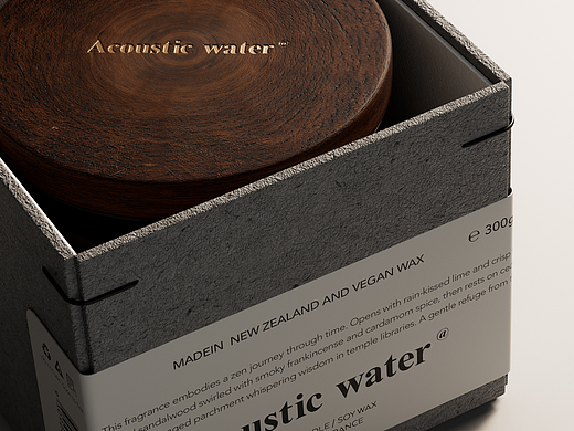 Acoustic Water | 明火香薰蜡产品设计