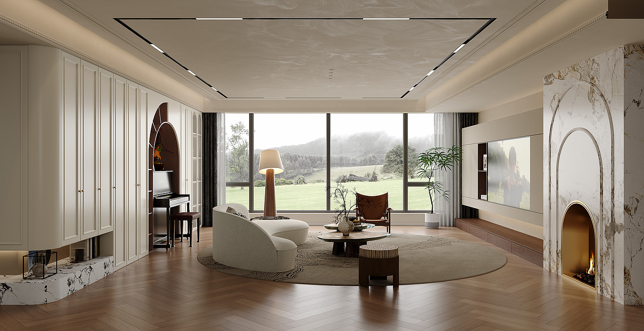 中古奶油家装设计案例