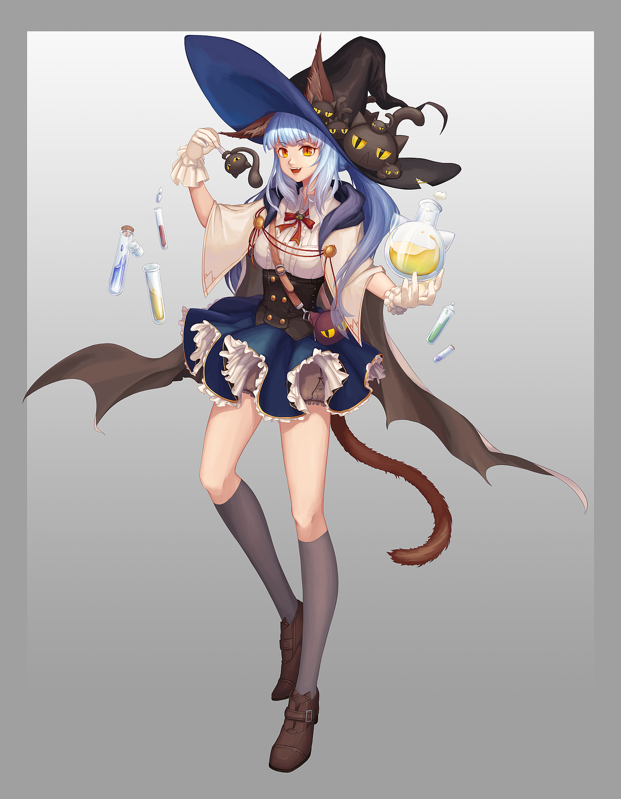 立绘练习2张（图ZMzg3MjU1NDk2） - 游戏原画 - 站酷设计师樱爱灵原创素材 - 站酷ZCOOL