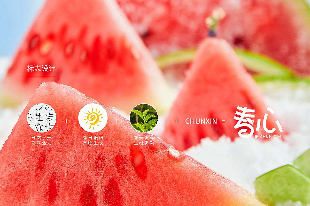 标志-西瓜水果-LOGO设计