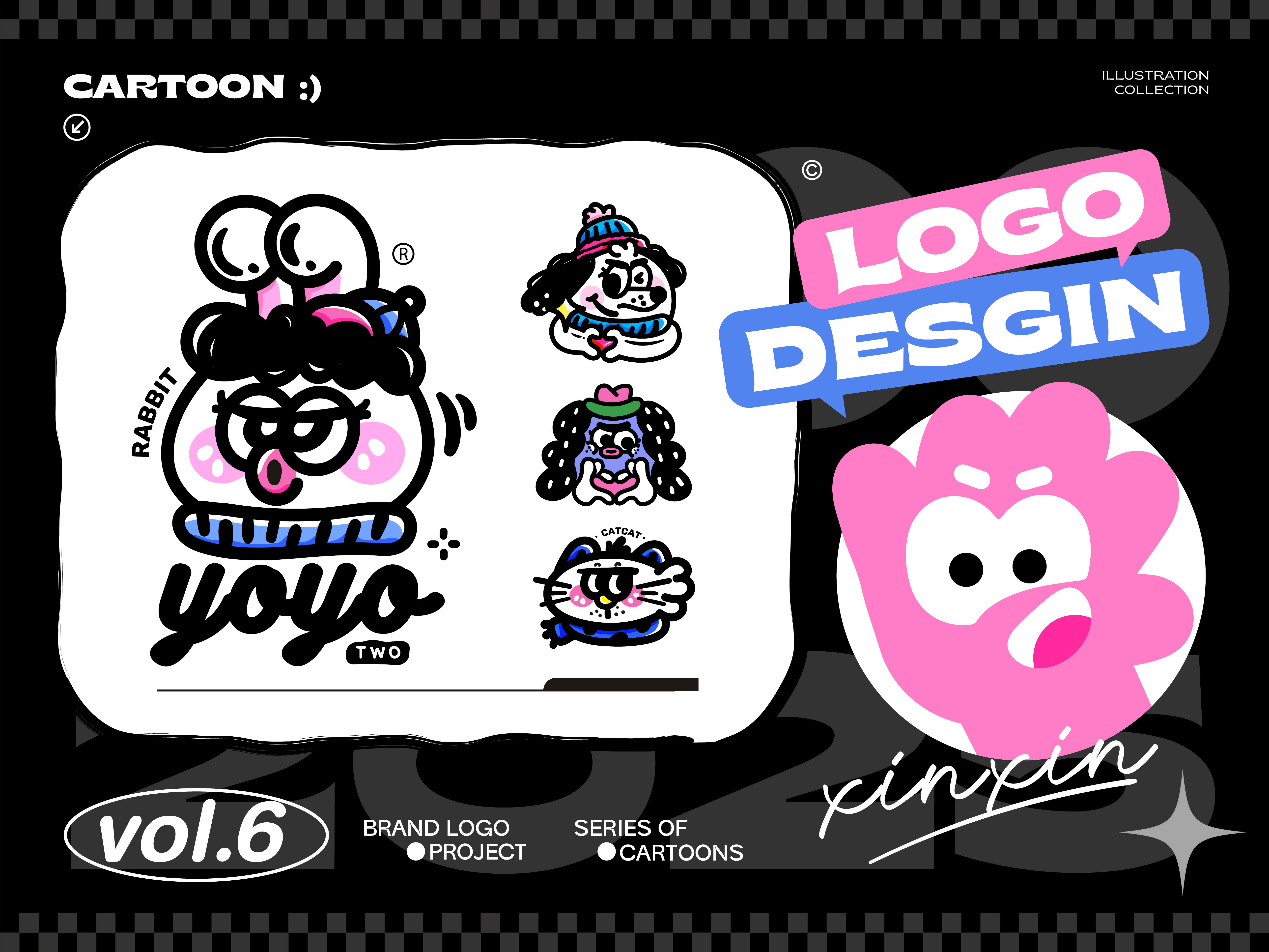 2025 | 潮牌卡通 LOGO（图ZMzg3MjczMTc2） - Logo - 站酷设计师阳光开朗大女孩原创素材 - 站酷ZCOOL