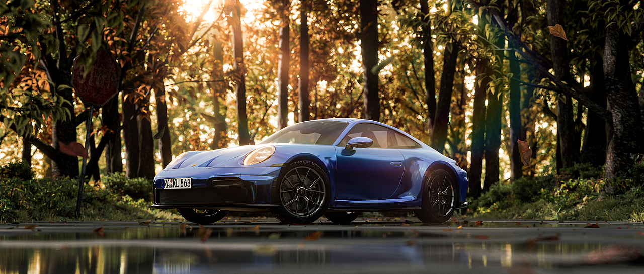 「Porshche 911 GT3 Touring 2025」(图ZMzg3MjgxOTA0) - 产品 - 站酷设计师lemonjam原创素材 - 站酷ZCOOL