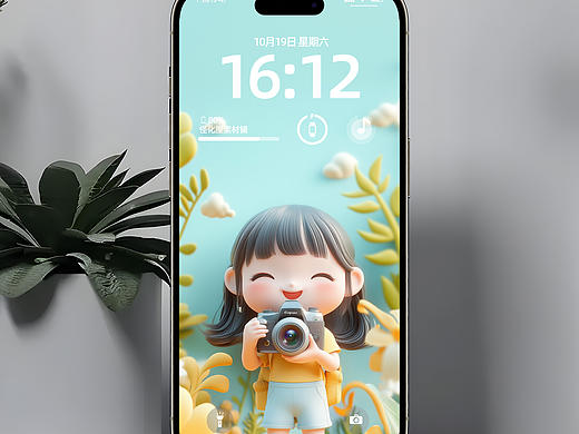 小小手机界面,拿捏