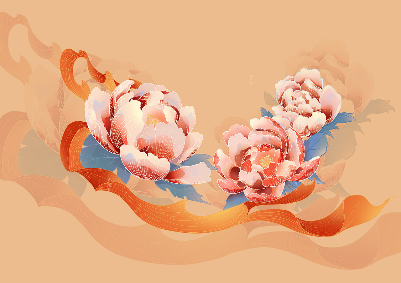 洛阳冰箱贴（图ZMzg3Mjk1NzU2） - 商业插画 - 站酷设计师九尾狐插画原创素材 - 站酷ZCOOL