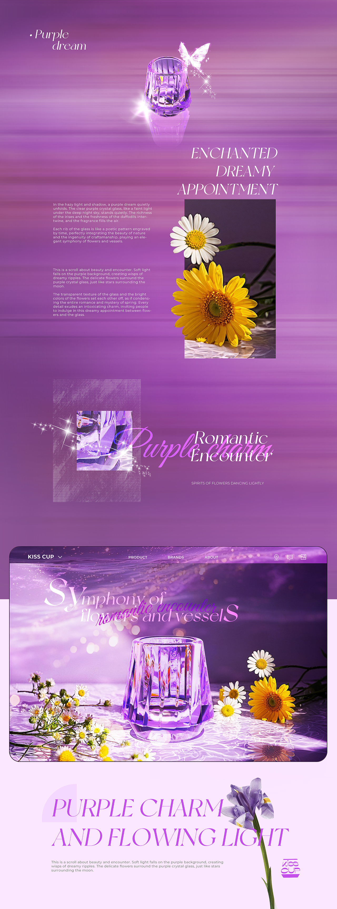 Encounter with flowers“与花邂逅”视觉设计