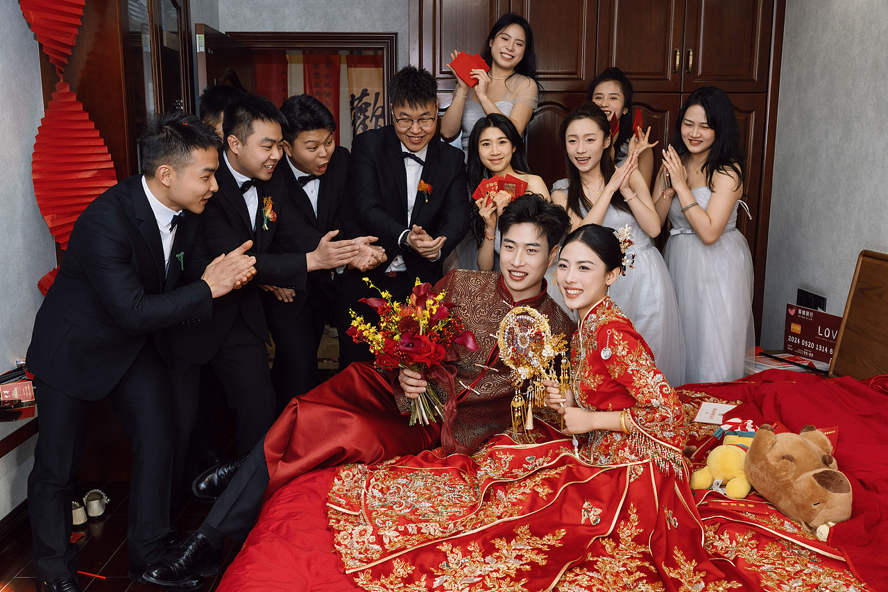 婚礼群像的含金量! 萧山接亲婚礼（图ZMzg3MzAxOTg4） - 婚礼摄影 - 站酷设计师秋咔咔原创素材 - 站酷ZCOOL