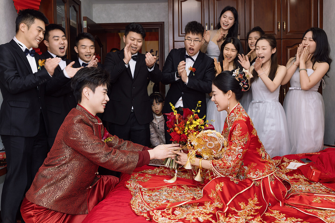 婚礼群像的含金量! 萧山接亲婚礼（图ZMzg3MzAxODA4） - 婚礼摄影 - 站酷设计师秋咔咔原创素材 - 站酷ZCOOL