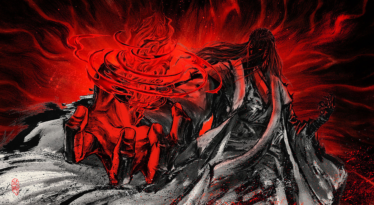 水墨风/武侠动画/片头插画（图ZMzg3MzE5ODgw） - 商业插画 - 站酷设计师弎丈原创素材 - 站酷ZCOOL