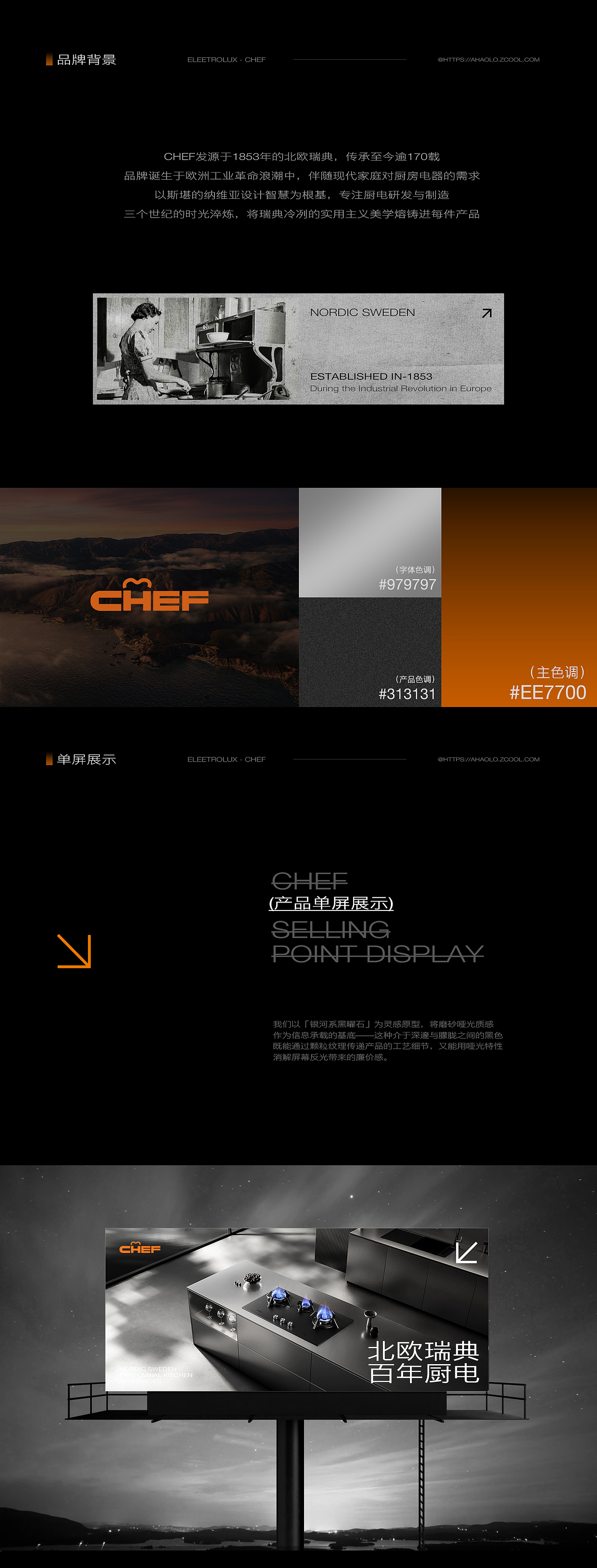 CHEF灶具/蒸烤箱/洗碗机详情页视觉呈现（图ZMzg3MzIwNjk2） - 电商 - 站酷设计师阿浩咯原创素材 - 站酷ZCOOL