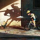 VFX的西伯利亚狼的头像