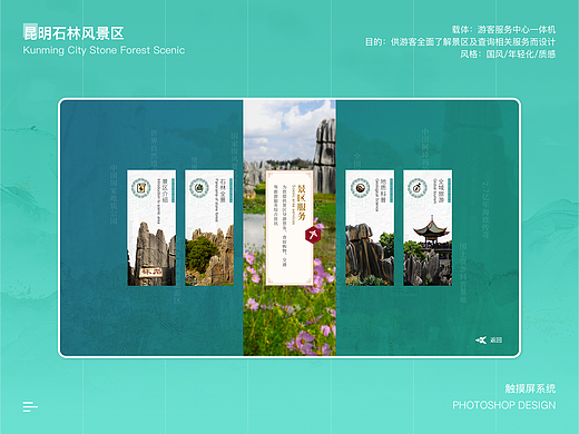 触摸屏系统｜昆明石林风景区