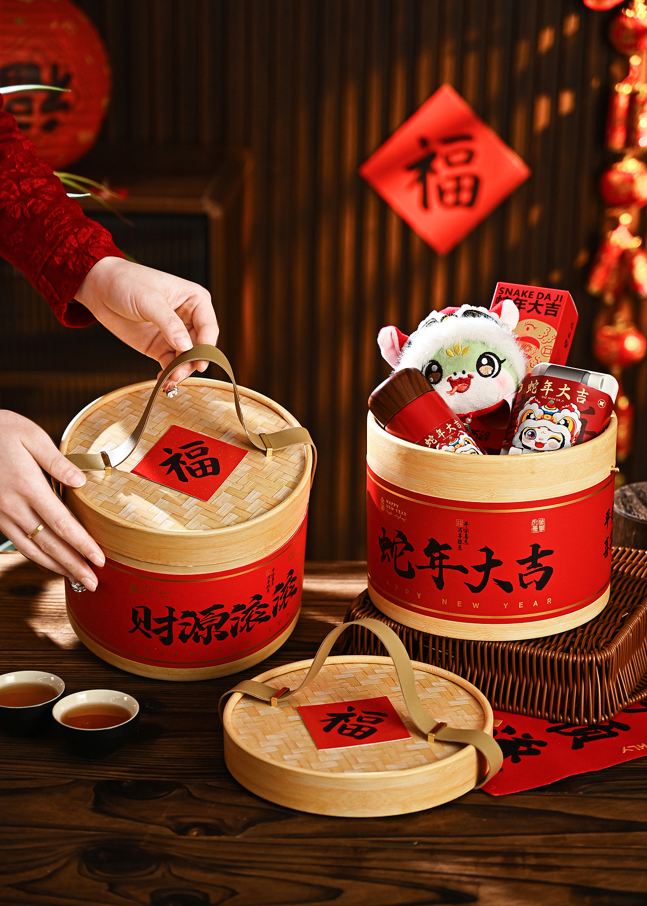 年货拍摄 红红火火氛围感