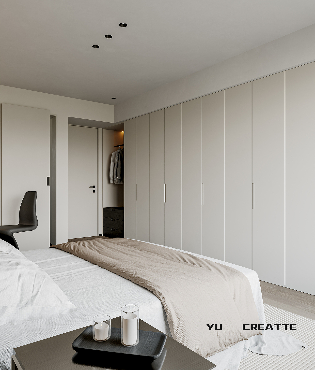 现代意式客餐厅 主人房丨近期表现（图ZMzg3MzM2NDA0） - 家装设计 - 站酷设计师嘛嘛嘛原创素材 - 站酷ZCOOL