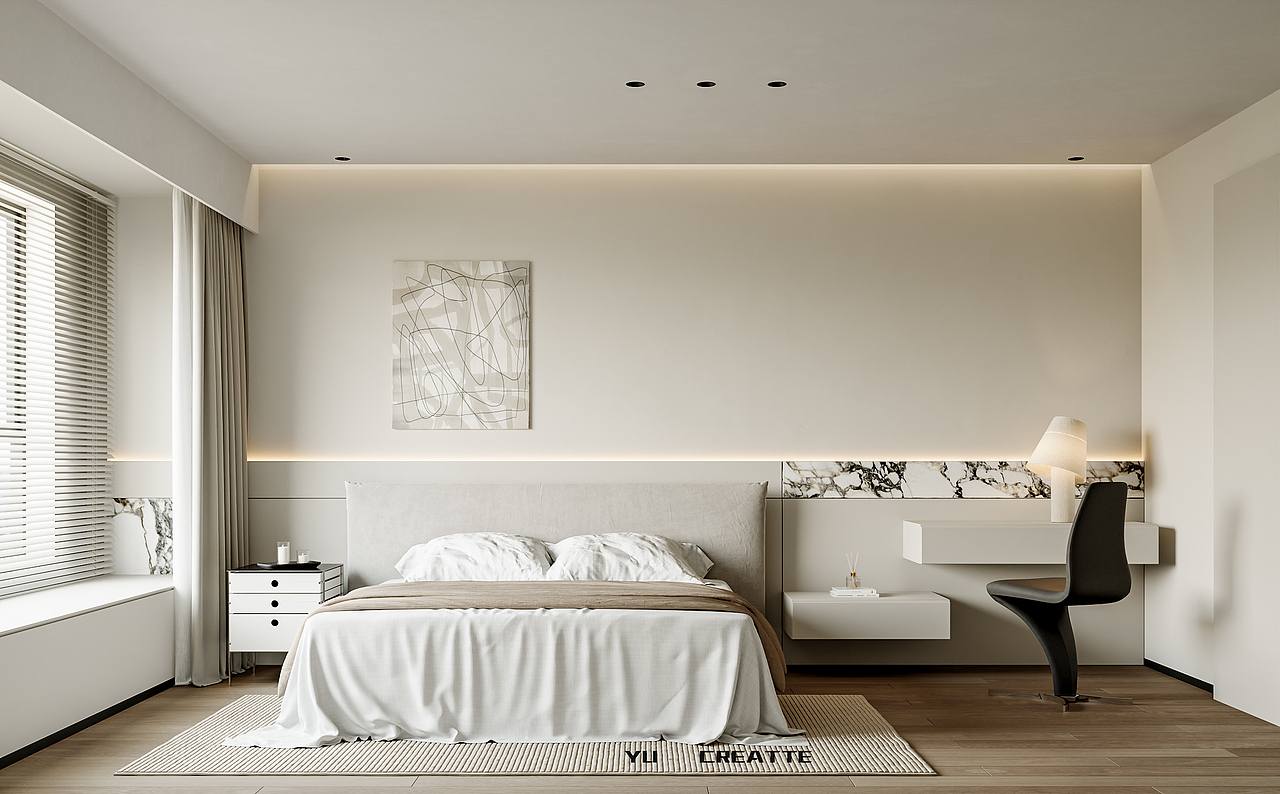 现代意式客餐厅 主人房丨近期表现（图ZMzg3MzM2NDAw） - 家装设计 - 站酷设计师嘛嘛嘛原创素材 - 站酷ZCOOL