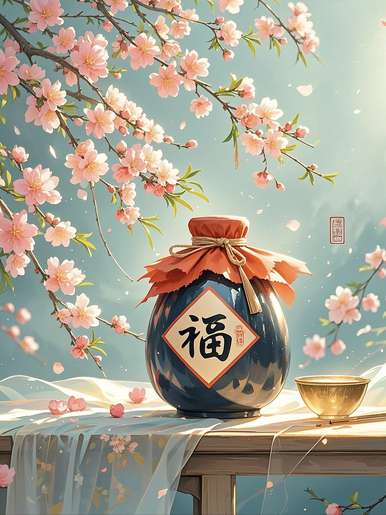 春分酿新酒,诗意入杯流