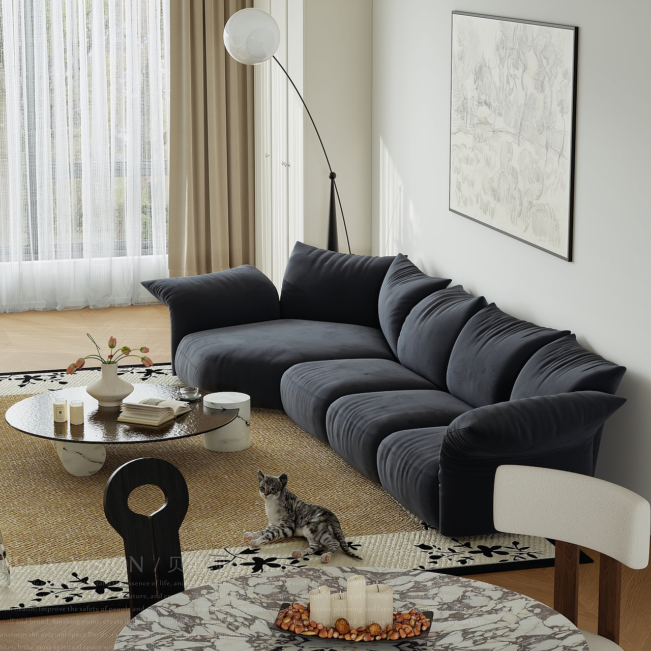 现代 | 法式（图ZMzg3MzUwMDcy） - 家装设计 - 站酷设计师贝纳丨VISION原创素材 - 站酷ZCOOL