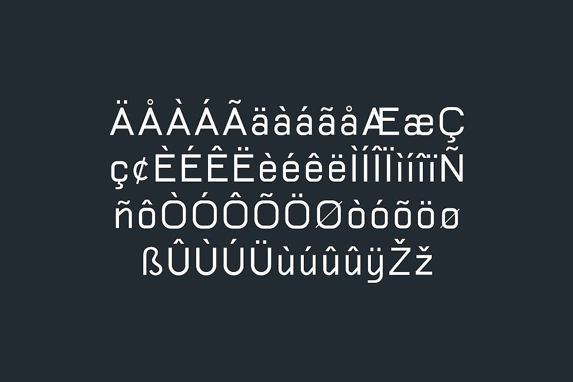 9款现代优雅时尚画册海报封面标题无衬线英文字体家族