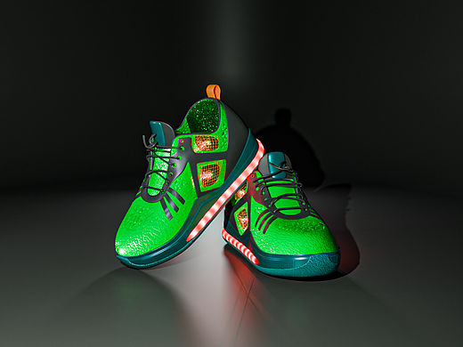 Blender鞋子模型001