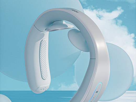 按摩仪建模渲染